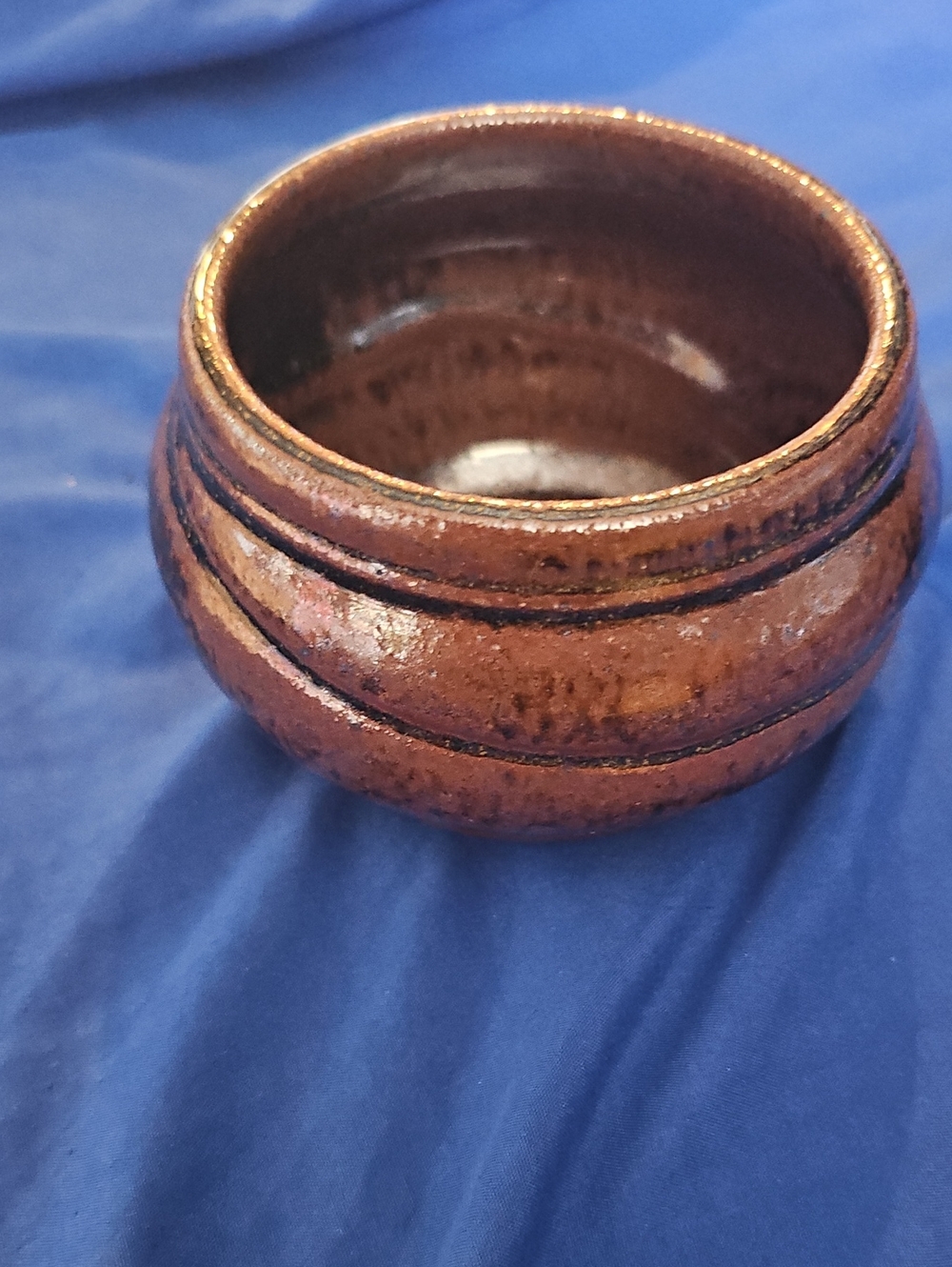 Handcrafted Brown Ceramic Bowl - Home Art